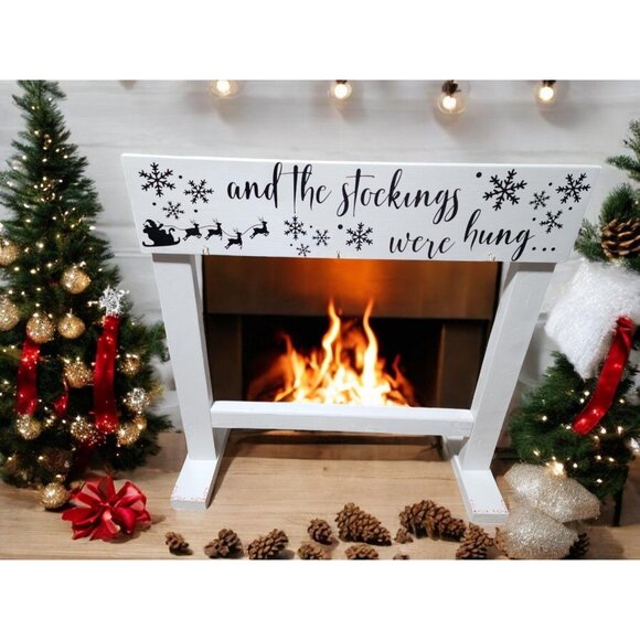 Christmas Stocking Holder - Personalization available - Picture 4 of 5